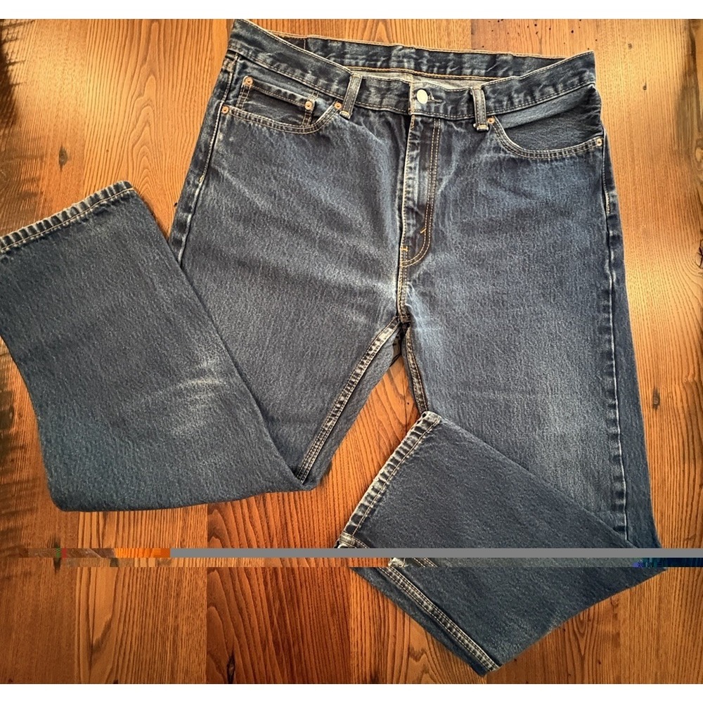 Levi's 505 Regular Fit Jeans Mens 38x28.5 Straight Leg Denim